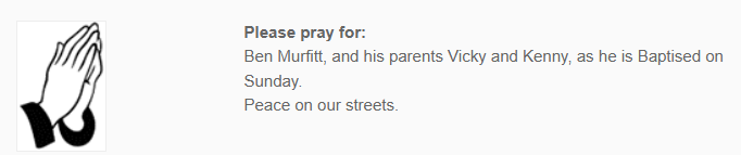 Prayers 21Sept25